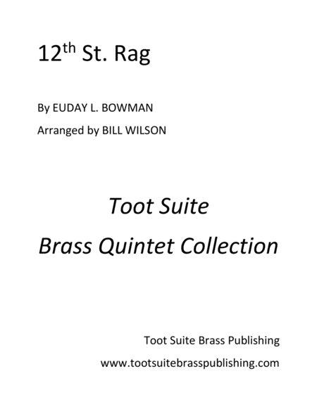 12th St Rag Sheet Music