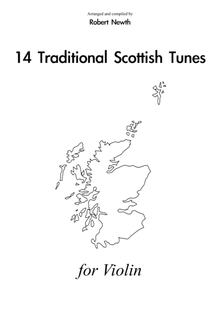 14 Traditional Scottish Tunes For Violin Sheet Music