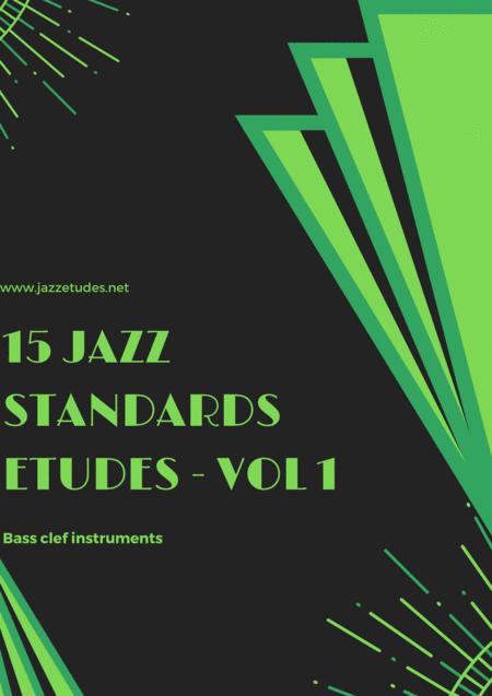 15 Jazz Standards Volume 1 Bass Clef Instruments Sheet Music