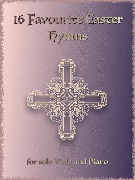 16 Favourite Easter Hymns For Solo Viola And Piano Sheet Music