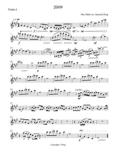 Free Sheet Music 2009