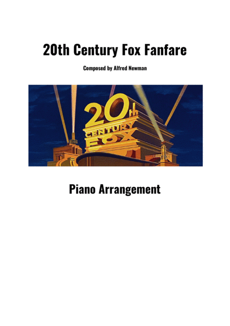 20th Century Fox Fanfare Sheet Music