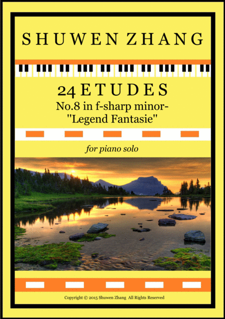 Free Sheet Music 24 Etudes No 8 In F Sharp Minor Legend Fantasie