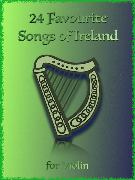 Free Sheet Music 24 Favourite Songs Of Ireland For Violin