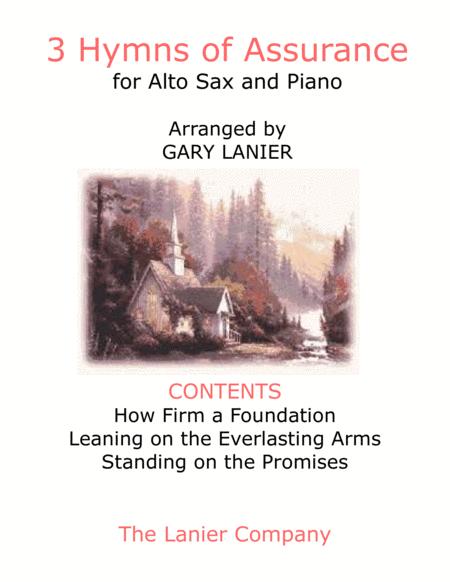 3 Hymns Of Assurance For Alto Sax And Piano With Score Parts Sheet Music