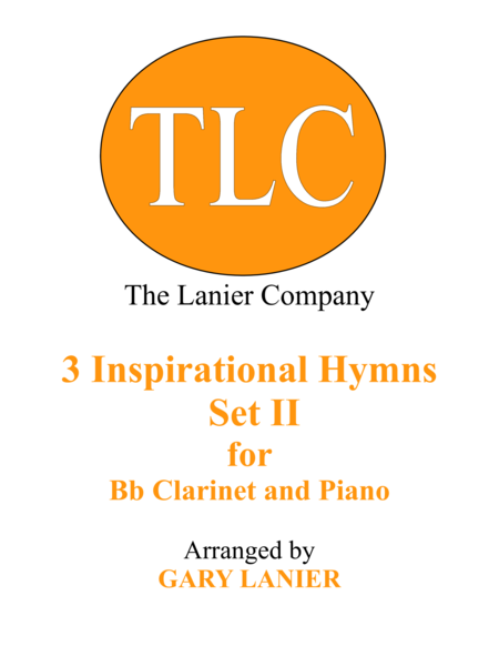 3 Inspirational Hymns Set Ii Duets For Bb Clarinet Piano Sheet Music