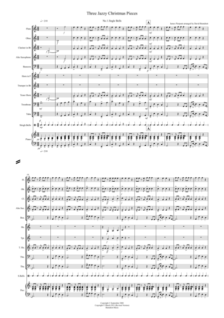 Free Sheet Music 3 Jazzy Christmas Pieces For School Concert Band