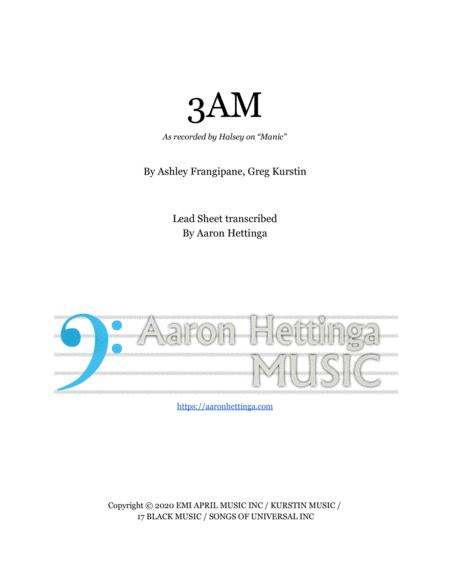 3am Halsey Lead Sheet Sheet Music