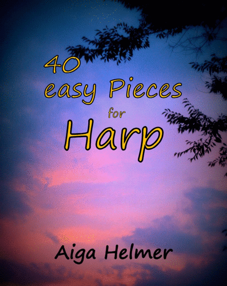 Free Sheet Music 40 Easy Pieces For Harp