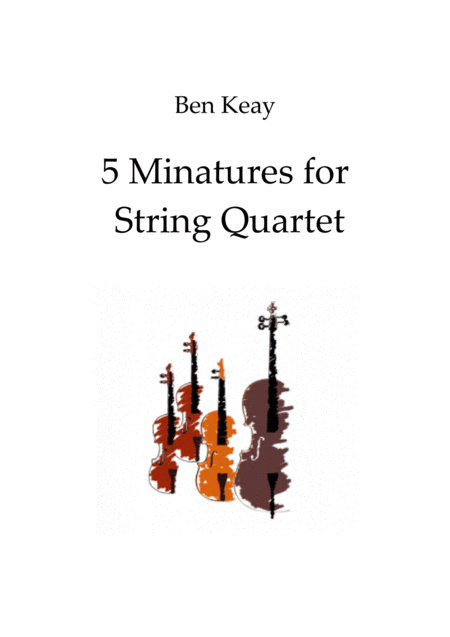 Free Sheet Music 5 Miniatures For String Quartet