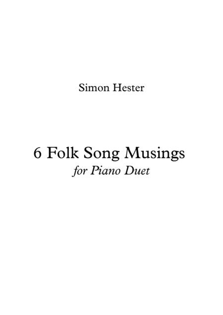 Free Sheet Music 6 Folk Song Musings