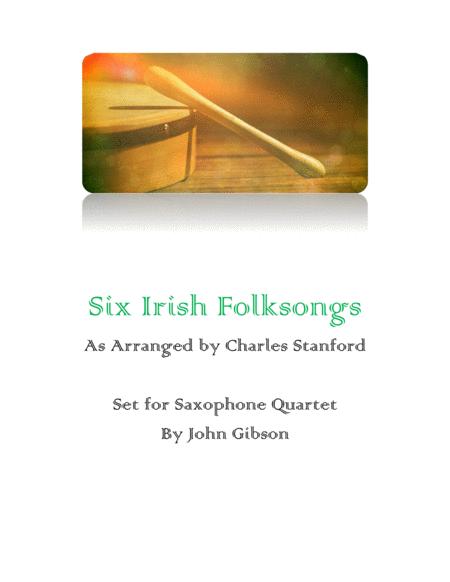 6 Irish Folksongs Set For Saxophone Quartet Sheet Music