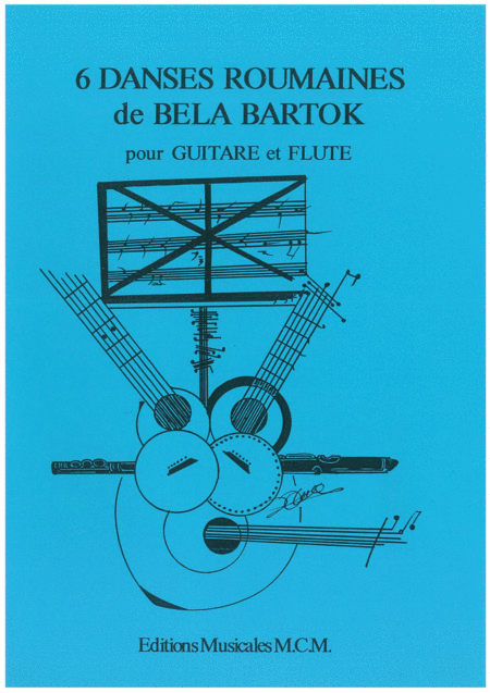 6 Romanian Dances For Flute And Guitar By Bela Bartok Sheet Music