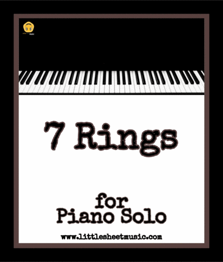 7 Rings Piano Solo Sheet Music