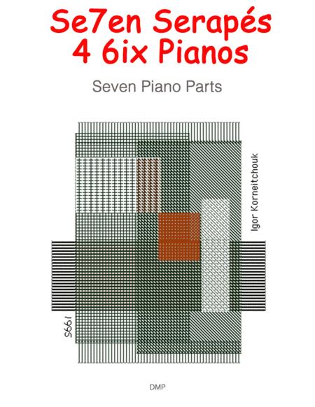 Free Sheet Music 7 Seraps For 6 Pianos Parts