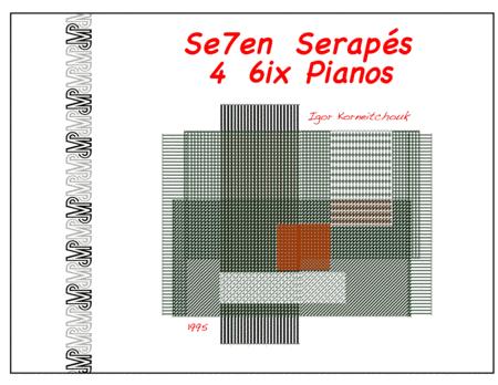 7 Seraps For 6 Pianos Score Sheet Music