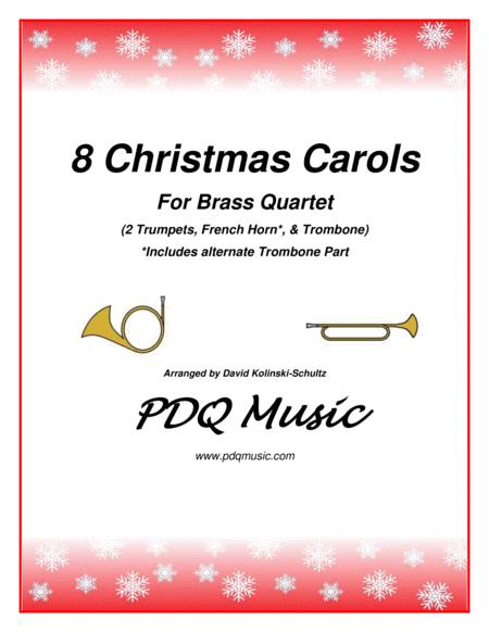 Free Sheet Music 8 Christmas Carols For Brass Quartet