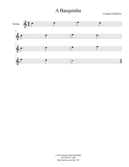 A Barquinha Sheet Music