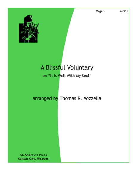 A Blissful Voluntary On It Is Well Organ Solo Sheet Music