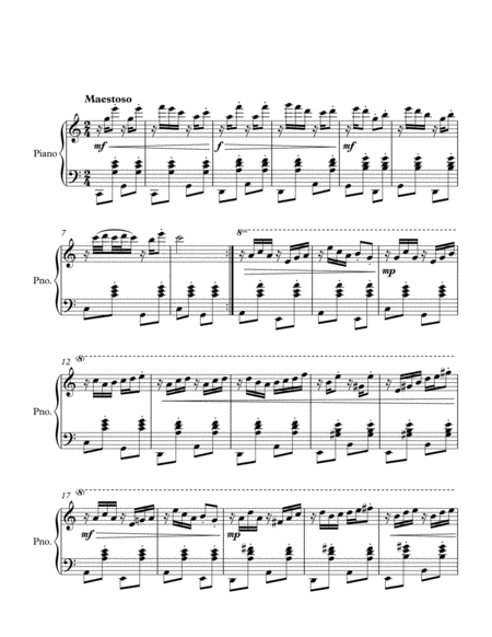 Free Sheet Music A Bouncy Spring