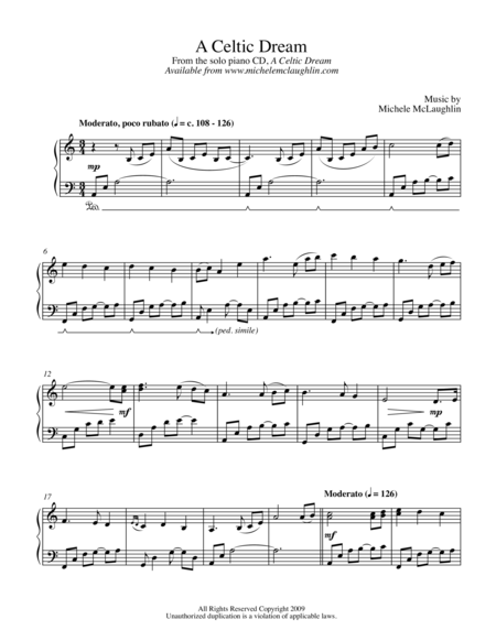 A Celtic Dream Sheet Music