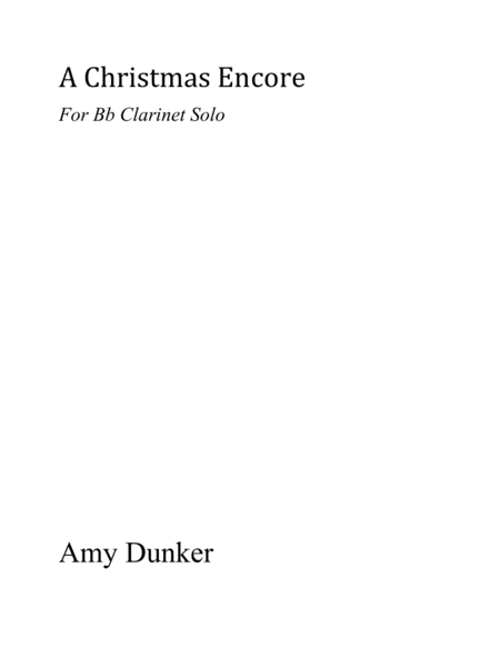 A Christmas Encore Sheet Music