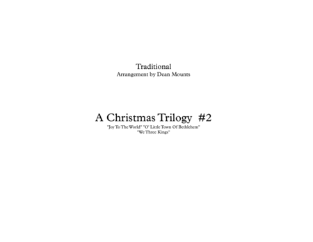 Free Sheet Music A Christmas Trilogy 2 Brass Quintet