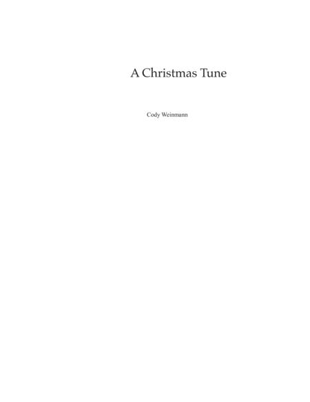 Free Sheet Music A Christmas Tune For Flute And Piano