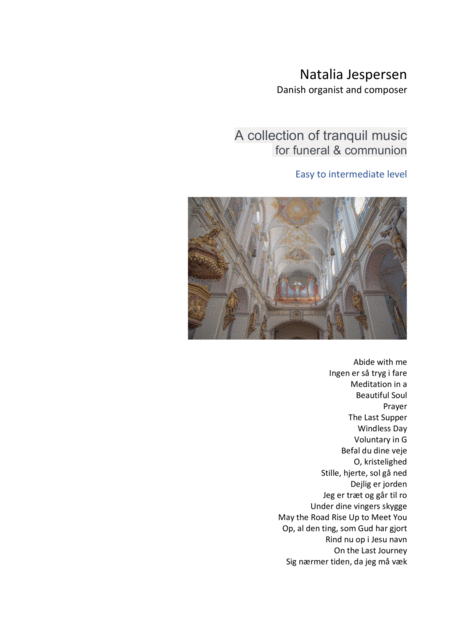 A Collection Of Tranquil Music For Funeral Communion Sheet Music