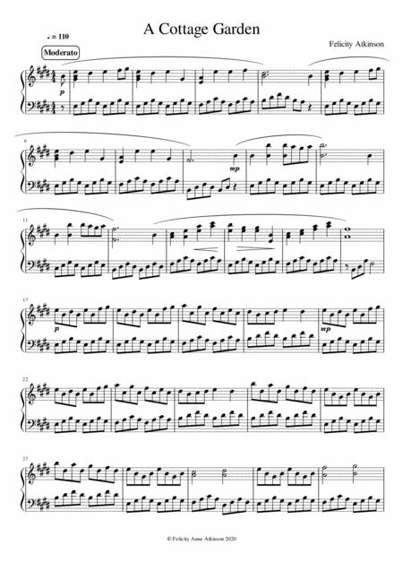 A Cottage Garden Sheet Music