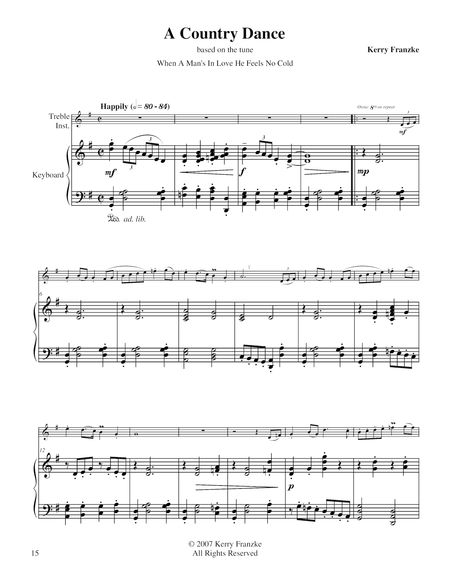 A Country Dance Sheet Music