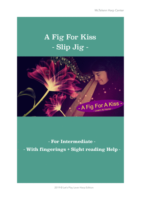 A Fig For A Kiss Slip Jig Only Score Lever Harp Sheet Music