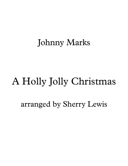 A Holly Jolly Christmas String Quartet For String Quartet Sheet Music