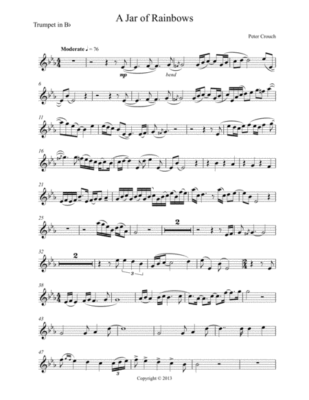 A Jar Of Rainbows Sheet Music