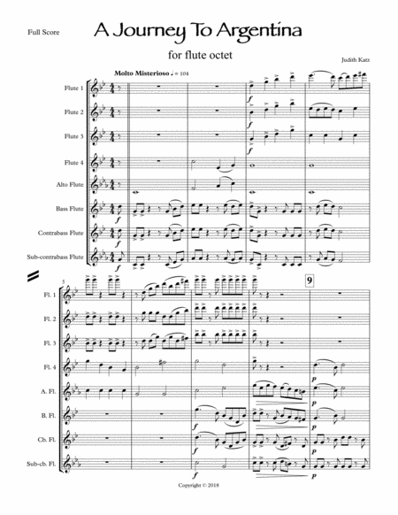 A Journey To Argentina Sheet Music