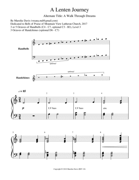 A Lenten Journey Sheet Music