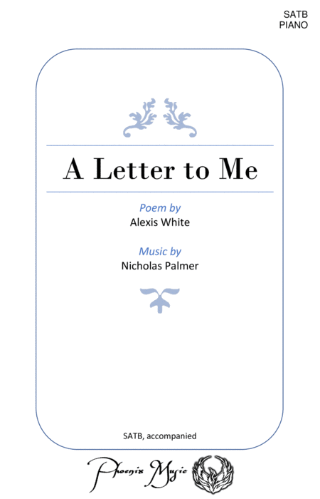 Free Sheet Music A Letter To Me