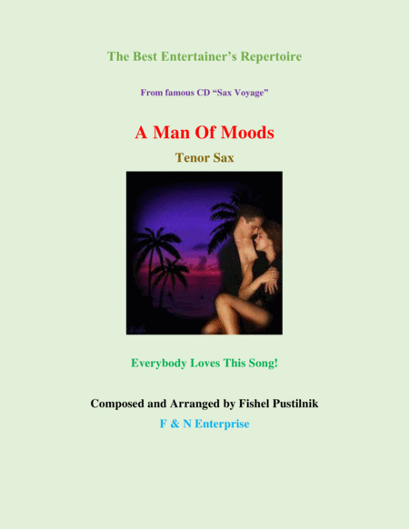 Free Sheet Music A Man Of Moods Background Track For Tenor Sax From Cd Sax Voyage Video