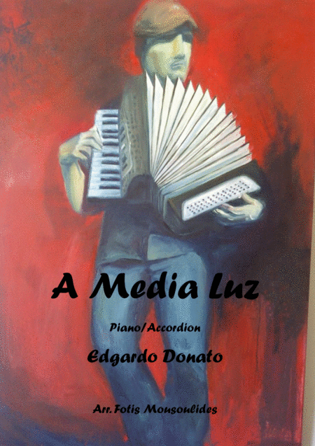 A Media Luz For Accordion And Piano Sheet Music