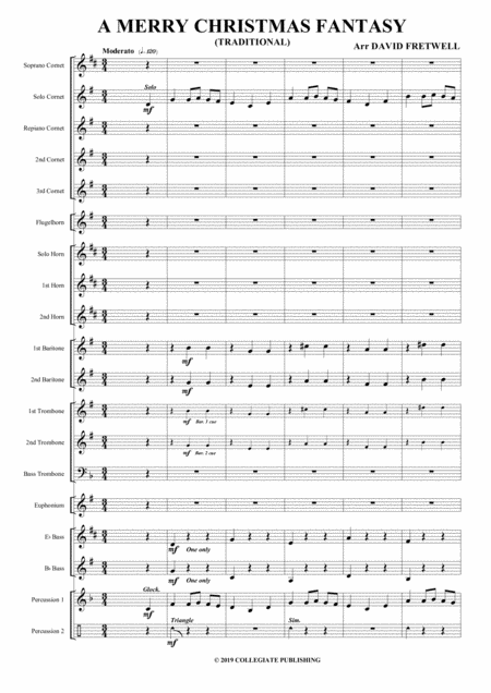 A Merry Christmas Fantasy Sheet Music