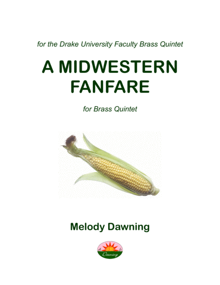 A Midwestern Fanfare For Brass Quintet Sheet Music