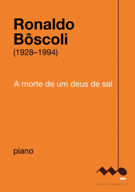 A Morte De Um Deus De Sal Sheet Music