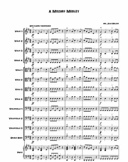 A Mozart Medley Sheet Music