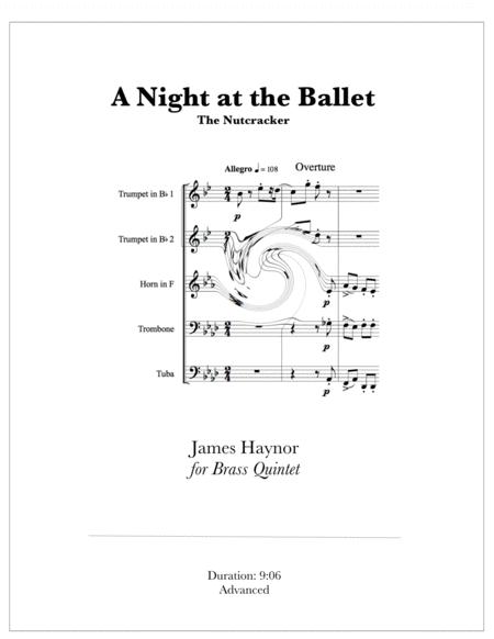 A Night At The Ballet The Nutcracker For Brass Quintet Sheet Music