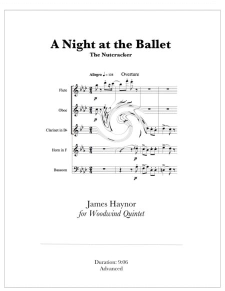 Free Sheet Music A Night At The Ballet The Nutcracker For Woodwind Quintet