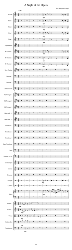 A Night At The Opera Sheet Music