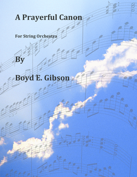 Free Sheet Music A Prayerful Canon