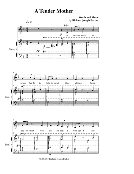 A Tender Mother Sheet Music