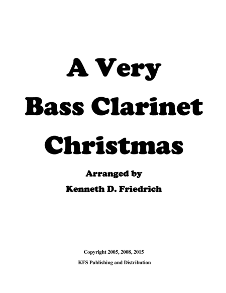 A Very Bass Clarinet Christmas Sheet Music