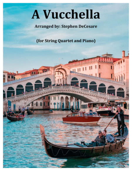 Free Sheet Music A Vucchella For String Quartet And Piano